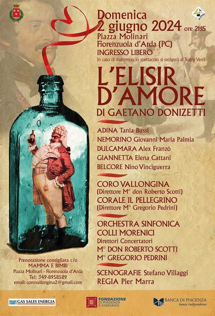 Concerto &ldquo;L&rsquo;Elisir D&rsquo;Amore&rdquo;
