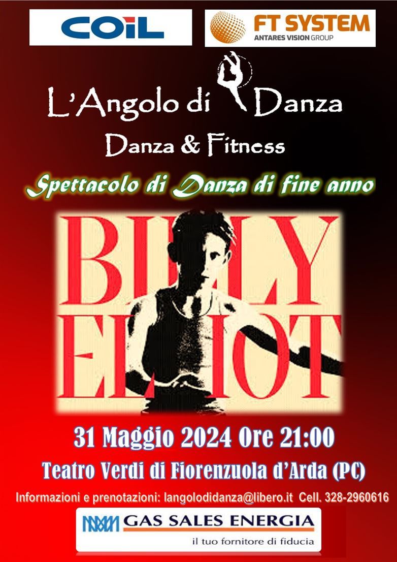 Spettacolo di Danza di Fine Anno &ldquo;Billy Elliot&rdquo;