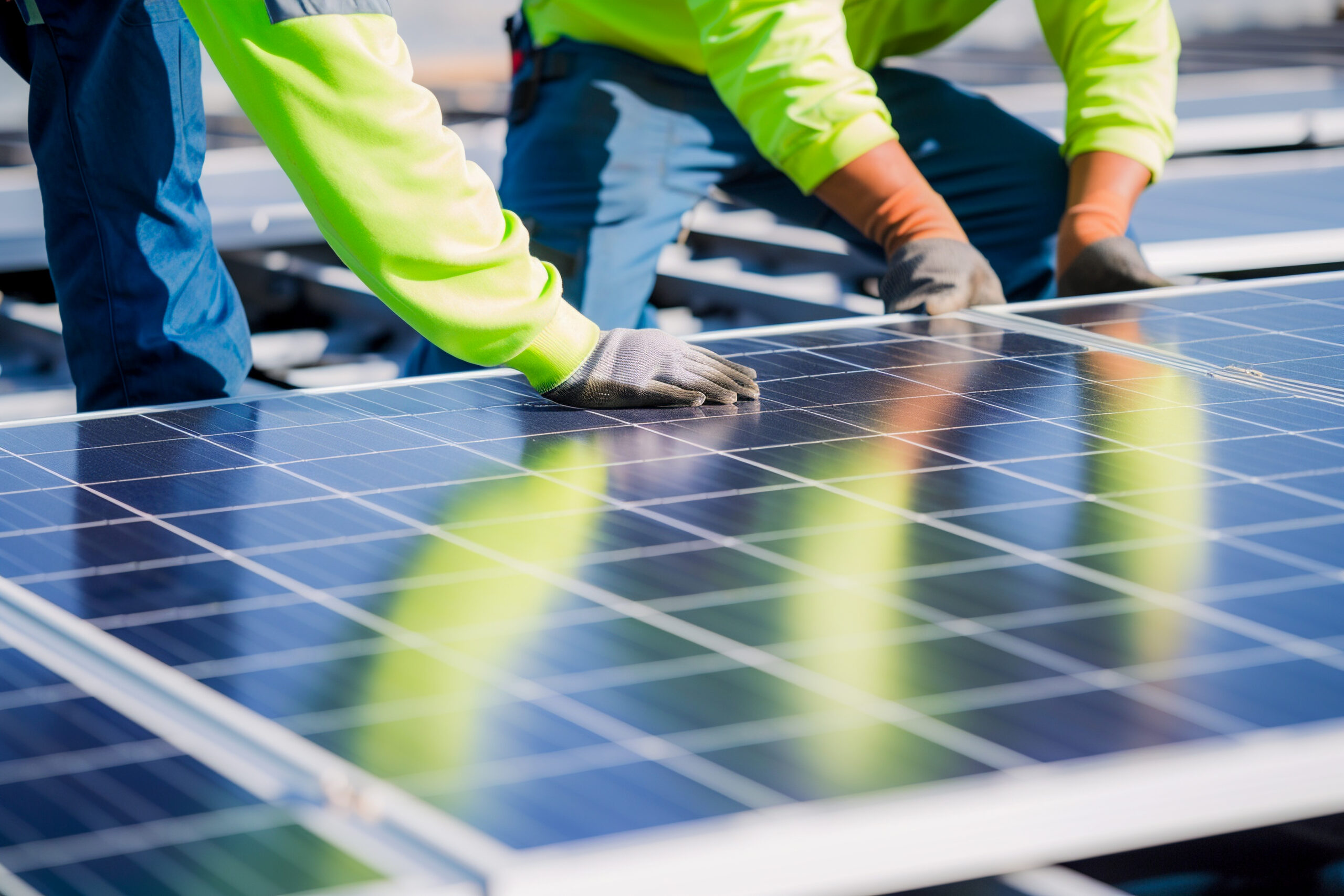 montaggio di pannelli fotovoltaici da personale qualificato