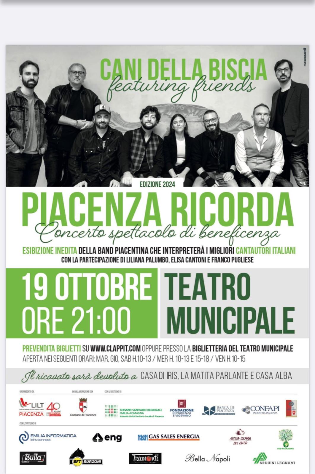 Concerto &ldquo;Piacenza Ricorda&rdquo;