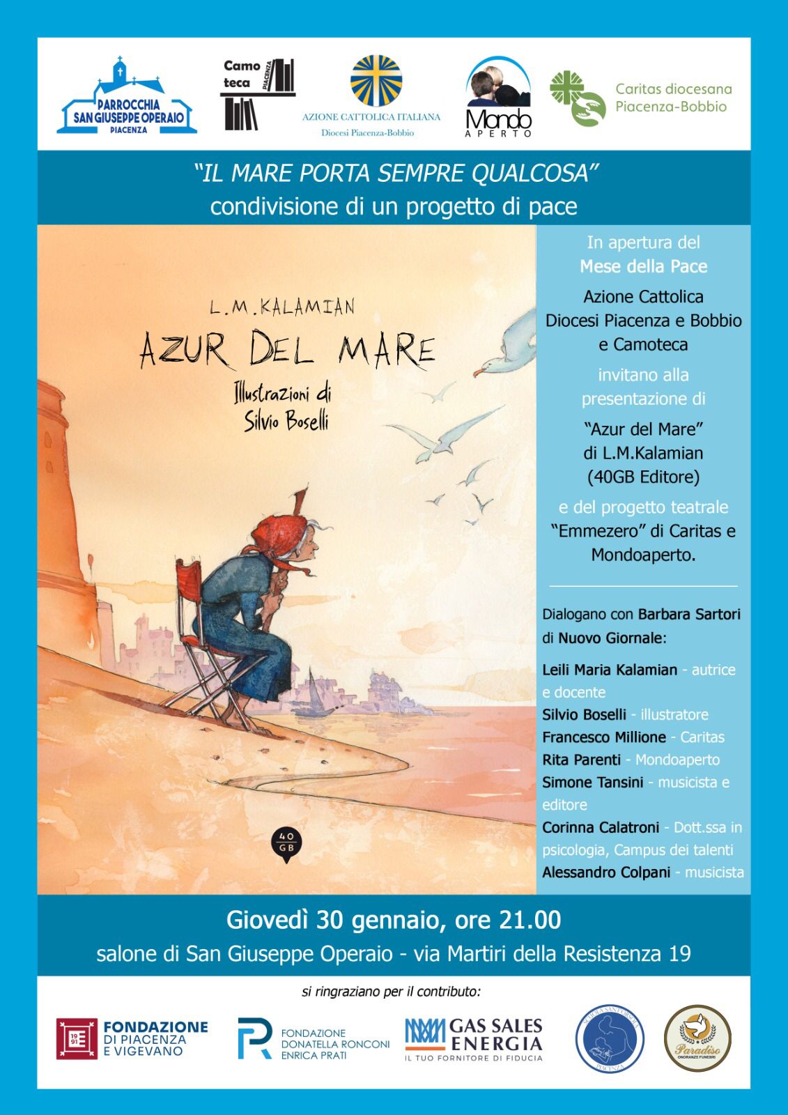 Presentazione Libro &ldquo;Il Mare porta sempre qualcosa&rdquo;