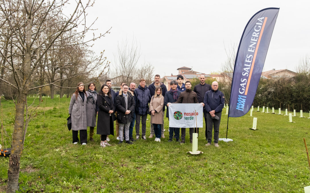 Gas Sales Energia promuove la forestazione urbana a Fidenza: 1000 nuovi alberi per la citt&agrave;