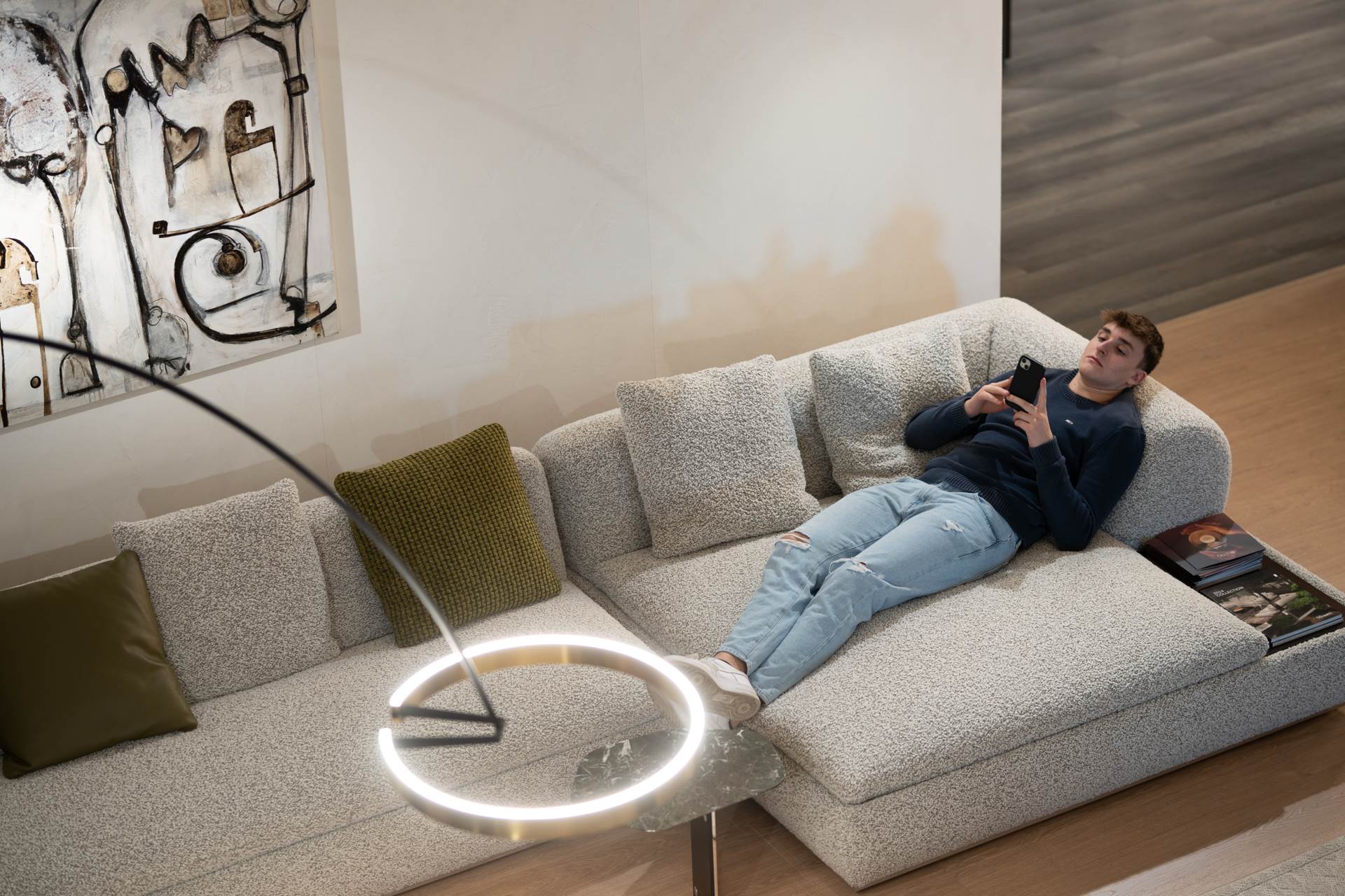 immagine persona con offerta gas