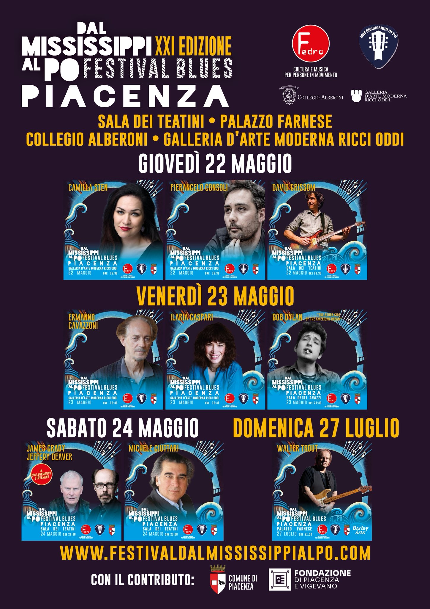 Festival dal Mississippi al Po, itinerante