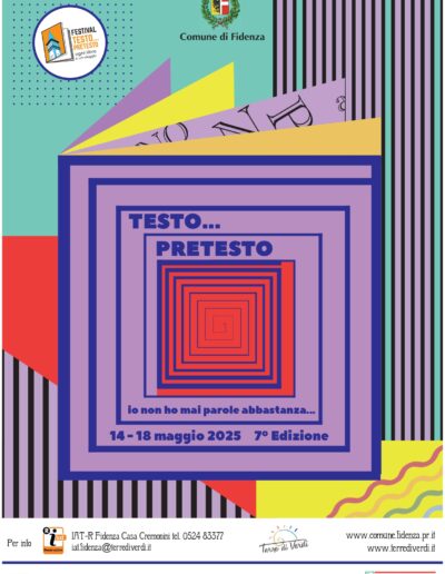 Locandina Testo Pretesto 2025