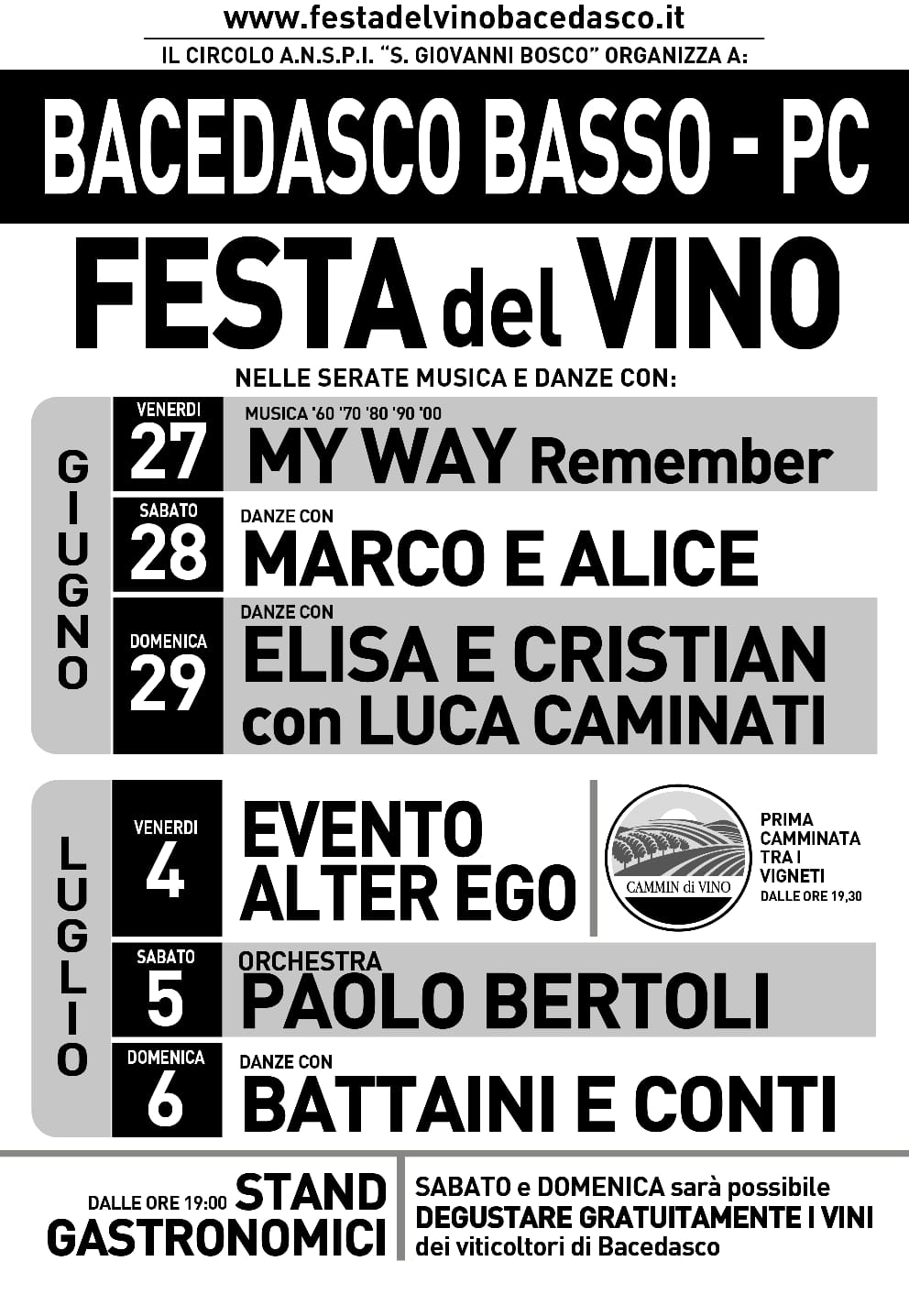 Festa del Vino Bacedasco