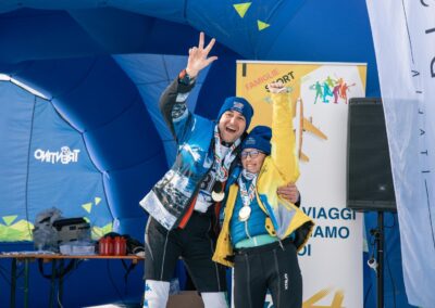 Rebecca, con la grinta di una tigre sulle piste da sci