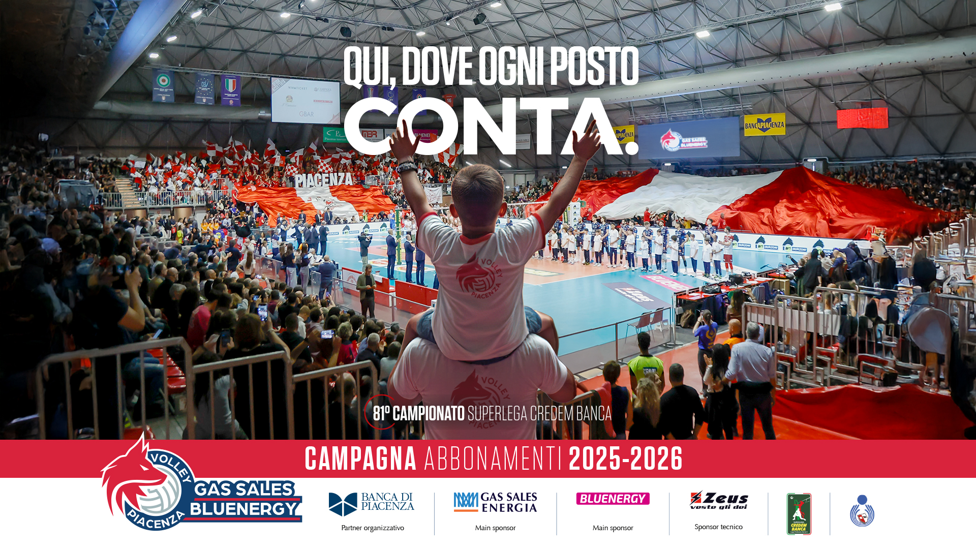 Al via la Campagna Abbonamenti 2025/2026 di Gas Sales Bluenergy Volley Piacenza