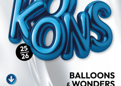 Locandina della mostra di Jeff Koons