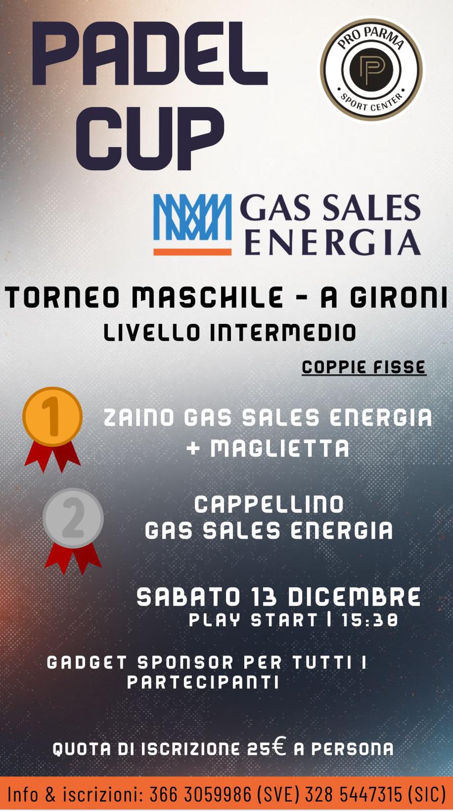 Torneo Padel &ldquo;Gas Sales Energia&rdquo;