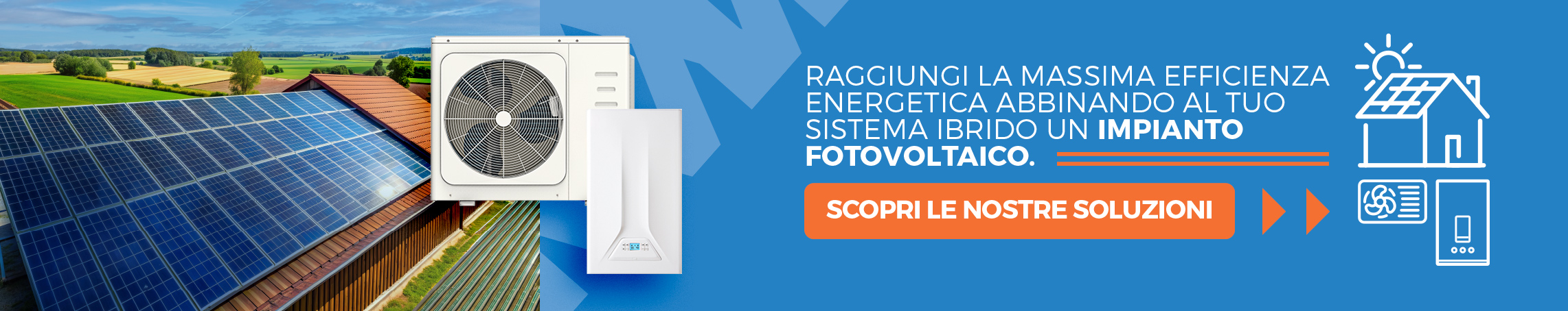 Banner del prodotto ibrido fotovoltaico